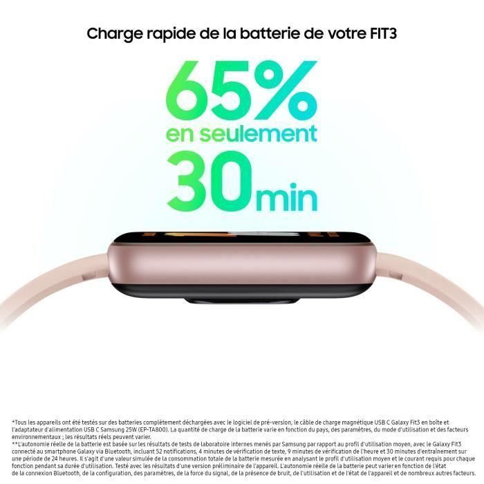 Pulsera Conectada SAMSUNG Galaxy Fit 3 Rosa 2 Pulsera Conectada SAMSUNG Galaxy Fit 3 Rosa 2