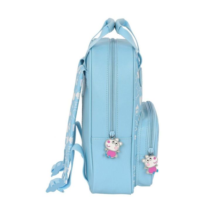Mochila Infantil Peppa Pig Baby Azul claro (20 x 28 x 8 cm) 1 Mochila Infantil Peppa Pig Baby Azul claro (20 x 28 x 8 cm) 1