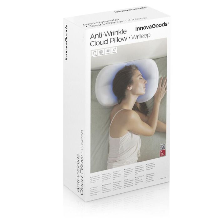 Almohada Nube 3D Antiarrugas Wrileep InnovaGoods 1 Almohada Nube 3D Antiarrugas Wrileep InnovaGoods 1