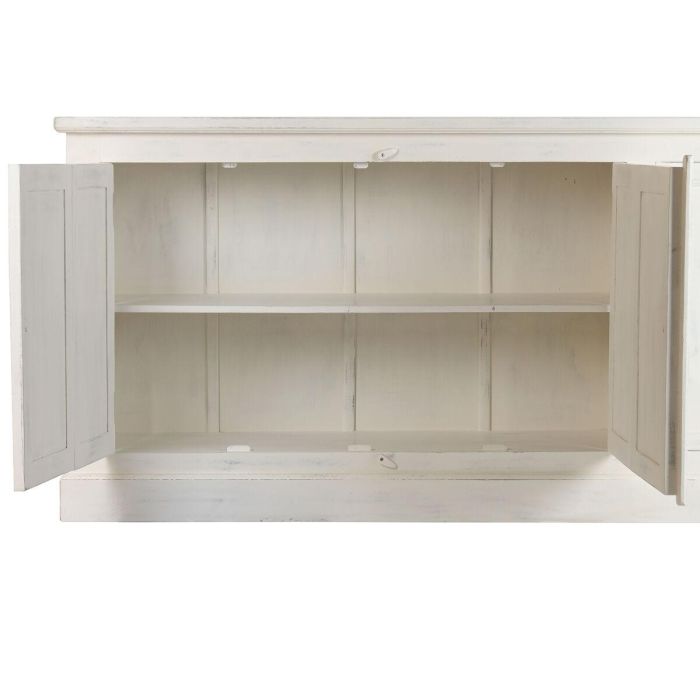 DKD Home Decor Vitrina Balines de Teca y Mango Blanca Decapé 270x43x244 cm con 8 Puertas y 6 Estanterías 5 DKD Home Decor Vitrina Balines de Teca y Mango Blanca Decapé 270x43x244 cm con 8 Puertas y 6 Estanterías 5