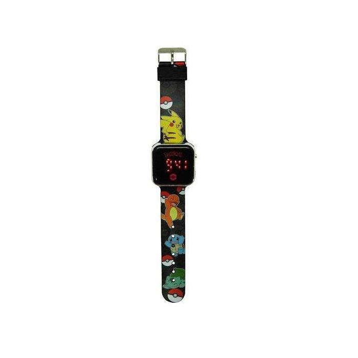 Kids Euroswan Reloj Digital Pokemon con Luz LED y Funciones - 3,5cm 1