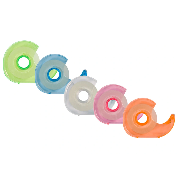 Q-connect Miniportarrollo para Cinta de 33 mt x 19 mm, Incluye Cinta, Dimensiones 125x100x29 mm 5