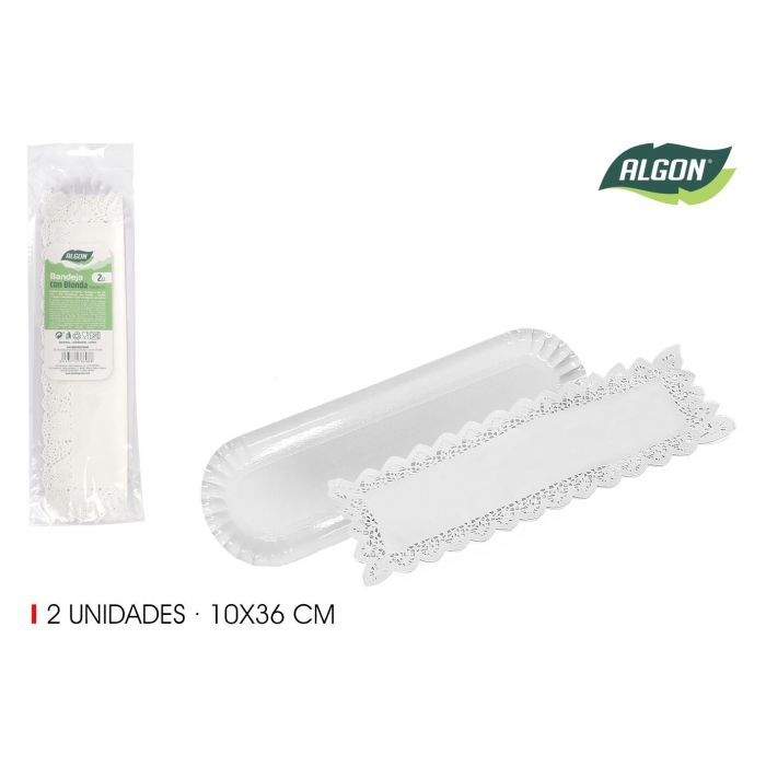 Set-2 Bandeja Brazo Blonda 10X36Cm Algon (36 Unidades) 0 Set-2 Bandeja Brazo Blonda 10X36Cm Algon (36 Unidades) 0