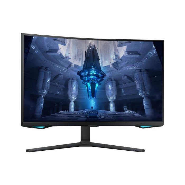 Samsung LS32BG750NPX Monitor Gaming 32" 4K UHD 165Hz 1ms Mini-LED Quantum HDR 2000 Curvo 1000R G-Sync Compatible FreeSync Premium Pro Negro