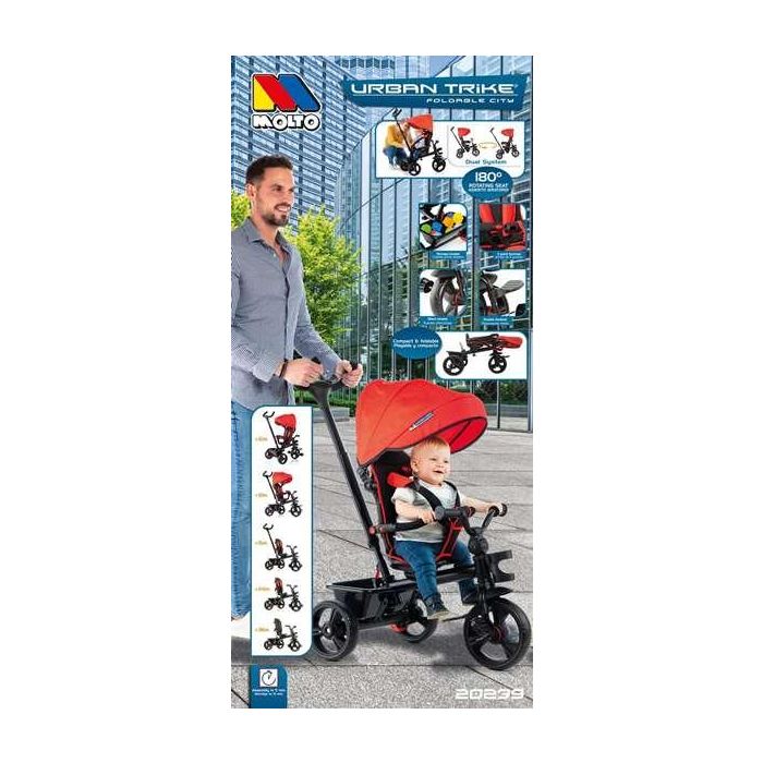 Molto Triciclo Urban Trike Basic 99 cm con Freno Doble y Rueda Libre 5