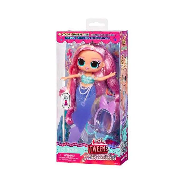 Muñeca l.o.l. surprise tween sirena - lola waves. su cola cambia de color 25,4x12,7x6,35 cm 2 Muñeca l.o.l. surprise tween sirena - lola waves. su cola cambia de color 25,4x12,7x6,35 cm 2