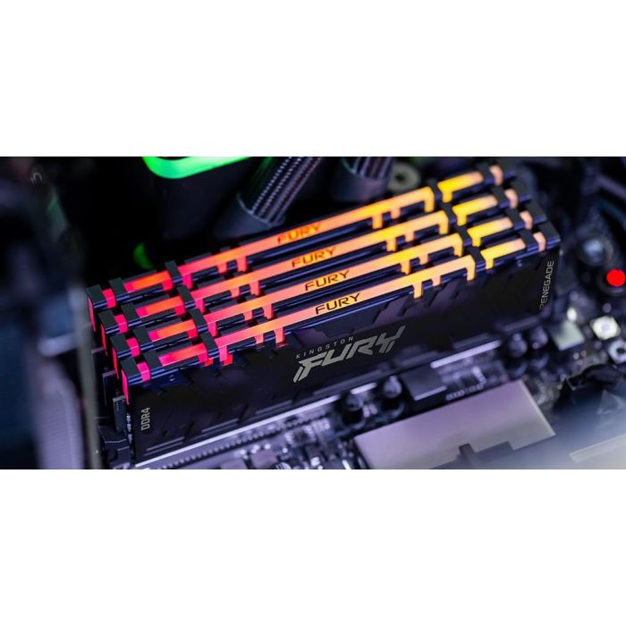 Kingston Renegade RGB 32GB (2x16GB) DDR4 3600MT/s CL16 DIMM Kit de Memoria RAM para PC con Retroiluminación RGB 15