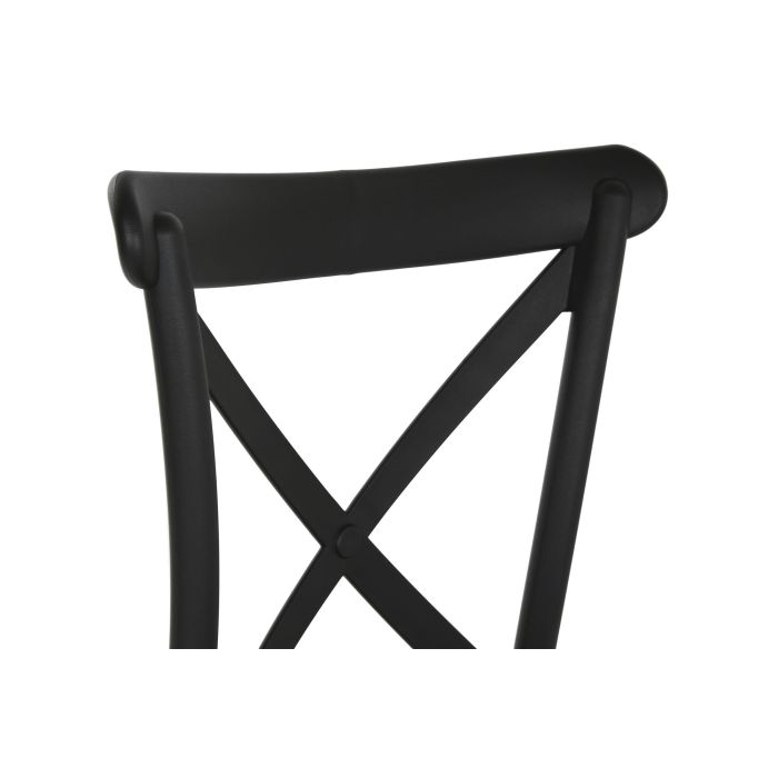 Silla Terraza Y Jardin DKD Home Decor Negro 51 x 88 x 48 cm (4 Unidades) 4 Silla Terraza Y Jardin DKD Home Decor Negro 51 x 88 x 48 cm (4 Unidades) 4