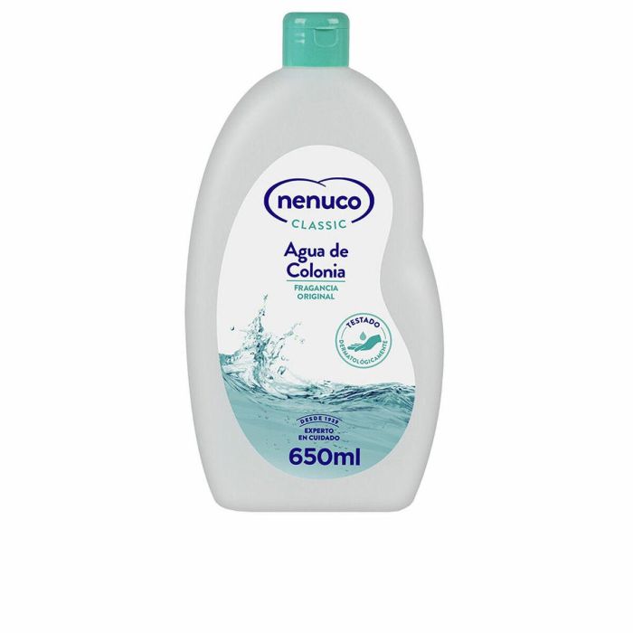 Nenuco Classic Agua de Colonia 650 ml | Fragancia fresca y suave para toda la familia, aroma original de bebé