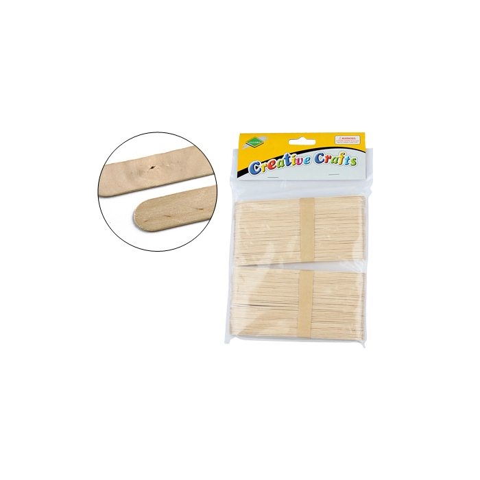 Liderpapel Palillos para Manualidades Madera Color Natural 15x2 cm Bolsa de 100 Unidades 0 Liderpapel Palillos para Manualidades Madera Color Natural 15x2 cm Bolsa de 100 Unidades 0
