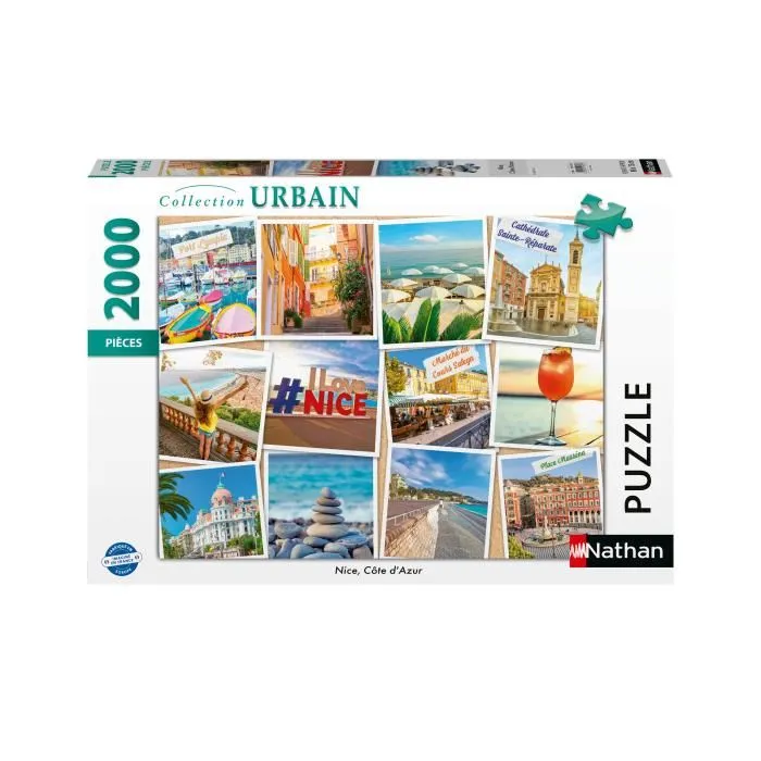 Ravensburger 12001613 Puzzle de 2000 piezas Niza Costa Azul, Colección Urban, Adultos y Niños a partir de 14 años, Francia 2 Ravensburger 12001613 Puzzle de 2000 piezas Niza Costa Azul, Colección Urban, Adultos y Niños a partir de 14 años, Francia 2