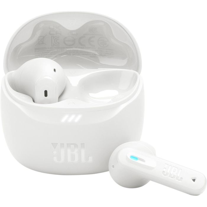 JBL Tune Flex 2 Auriculares True Wireless Bluetooth 5.3 Intraaurales IP54 con Cancelación de Ruido Adaptativa Blancos