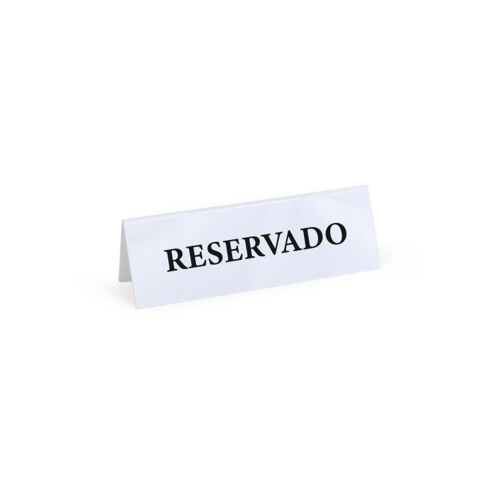 Placa Acrílica Reservado 15x5 cm - My Bar (24 Unidades) 2 Placa Acrílica Reservado 15x5 cm - My Bar (24 Unidades) 2