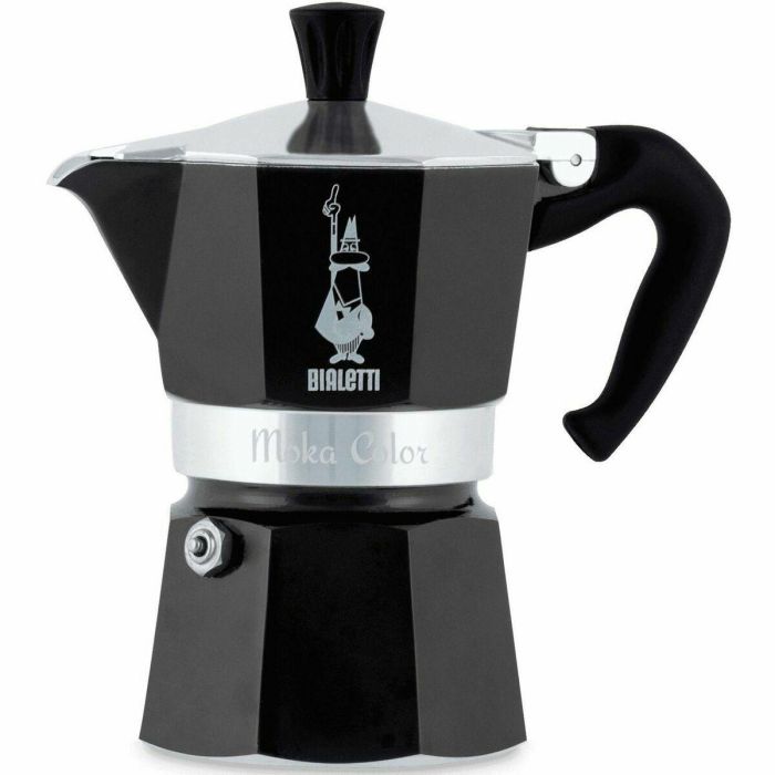 Cafetera Italiana Bialetti MOKA EXPRESS Negro Aluminio 200 ml 7 Cafetera Italiana Bialetti MOKA EXPRESS Negro Aluminio 200 ml 7