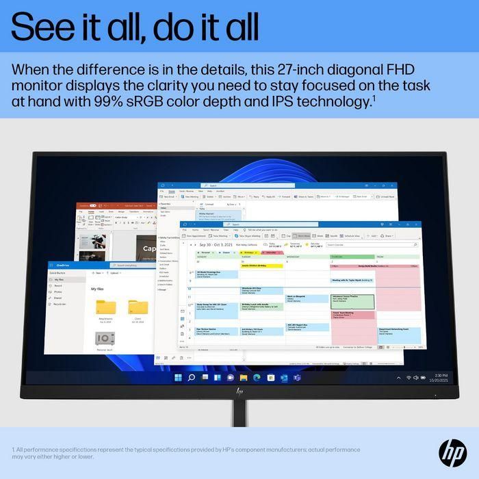 HP E27 G5 FHD Monitor 12 HP E27 G5 FHD Monitor 12