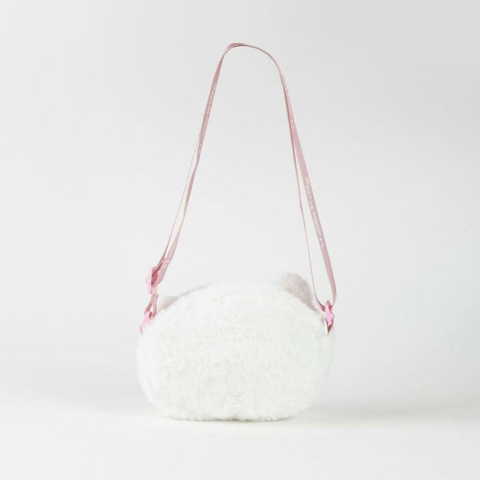 Hello Kitty Bolso Peluche Blanco Infantil, 17 x 14 x 4 cm, Ideal para Niñas a partir de 3 Años 4