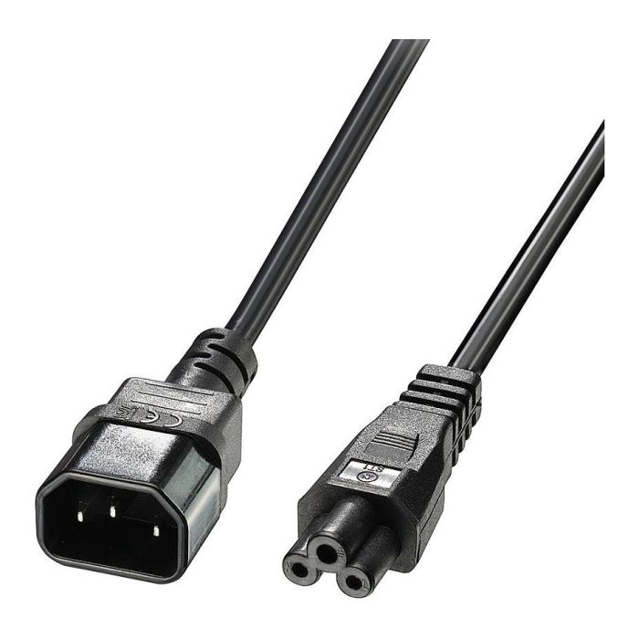 Lindy Cable de Corriente C5 a C14, 2m, Conector para Portátil Lindy Cable de Corriente C5 a C14, 2m, Conector para Portátil