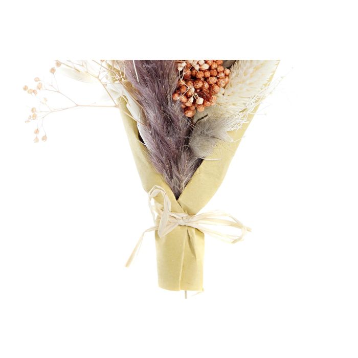 DKD Home Decor Ramo Shabby Marron Rosa 5 x 18 x 10 cm (6 Unidades) 2