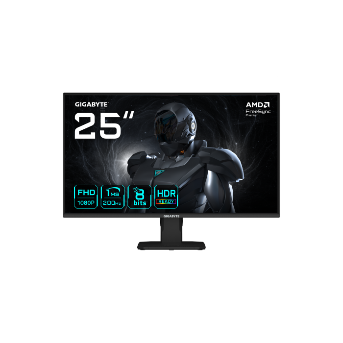 Gigabyte GS25F2 Monitor Gaming 25" FHD 1920 x 1080 200Hz IPS HDR10 AMD FreeSync Premium