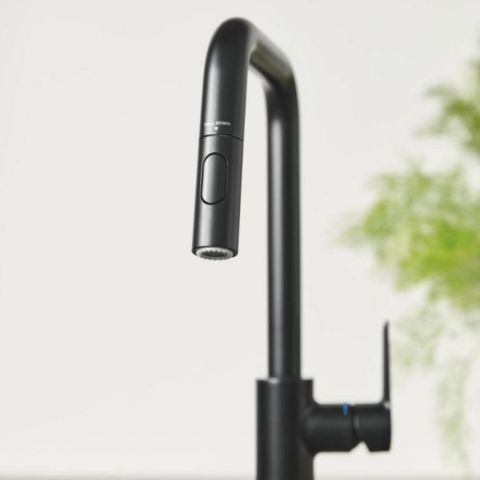 GROHE 306312430 Grifo de Cocina Mezclador Monomando para Fregadero Caño Alto en U Ducha Extraíble Negro Mate Start 3 GROHE 306312430 Grifo de Cocina Mezclador Monomando para Fregadero Caño Alto en U Ducha Extraíble Negro Mate Start 3