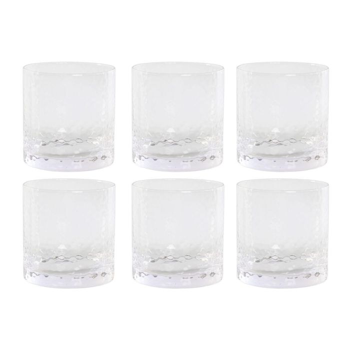 Vaso Basicos DKD Home Decor Transparente 8.4 x 9 x 8.4 cm Set de 6