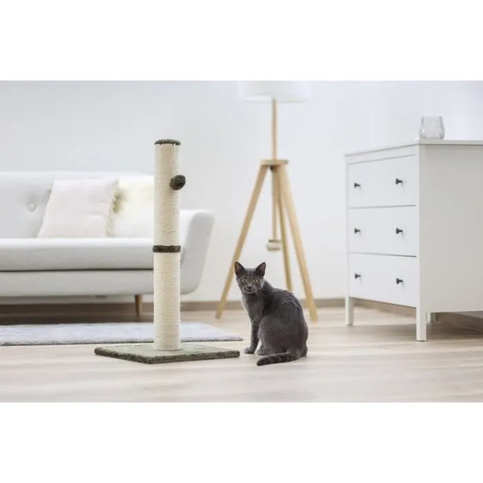 Kerbl Poste Rascador Maxi Opal para Gatos, 78cm, Gris, Tubo de Sisal 4 Kerbl Poste Rascador Maxi Opal para Gatos, 78cm, Gris, Tubo de Sisal 4