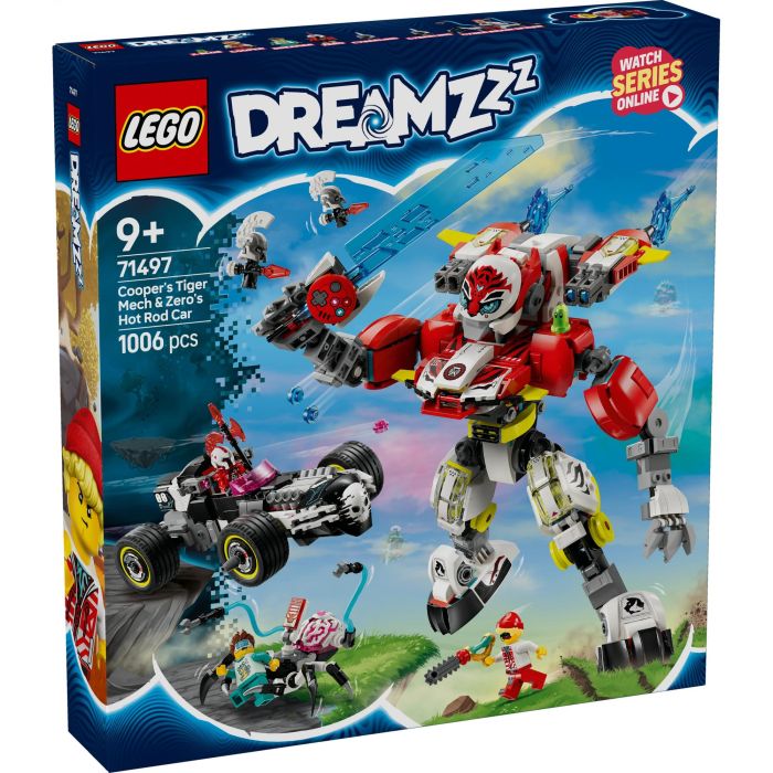 LEGO 71497 DREAMZzz Robot Tigre de Cooper y Corredor de Zero Juguete de Construcción 3 en 1 9