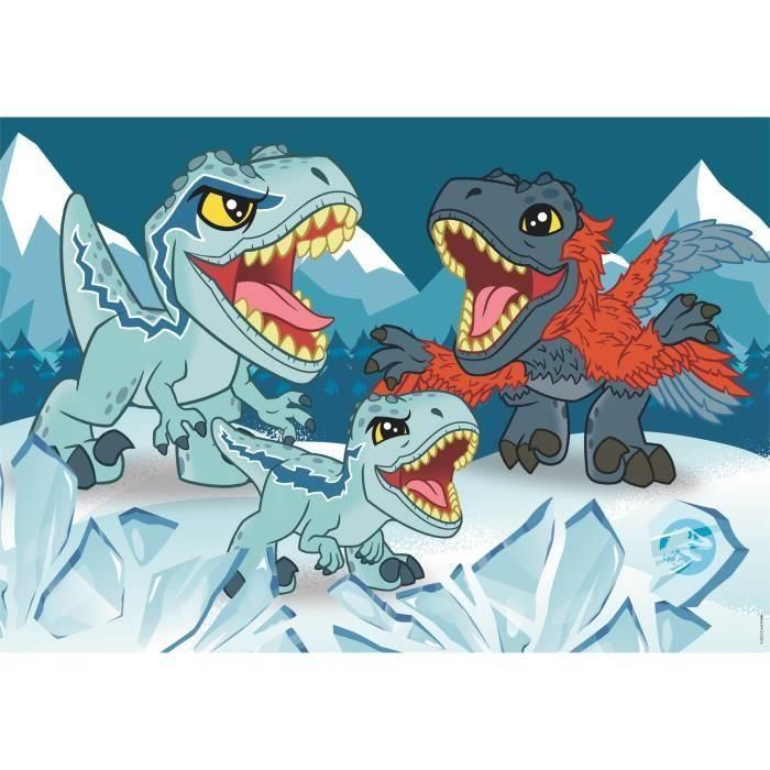 Clementoni - CLE1739461923607 - Puzzle Jurassic World 2x20 Piezas 1 Clementoni - CLE1739461923607 - Puzzle Jurassic World 2x20 Piezas 1