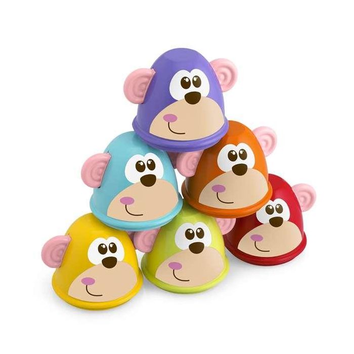 Juego de bolos animales con pelota 11x15x9 cm 5