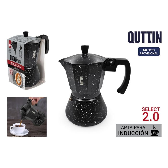 Quttin Cafetera Inducción Aluminio Select 6 Servicios 300ml (6 Unidades)