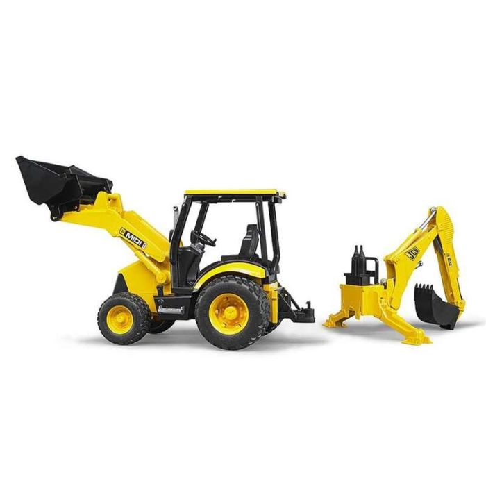 Bruder 02427 Excavadora Mixta JCB Midi CX Juguete 3 en 1: Miniexcavadora, Cargadora y Tractor con pala frontal funcional 4 Bruder 02427 Excavadora Mixta JCB Midi CX Juguete 3 en 1: Miniexcavadora, Cargadora y Tractor con pala frontal funcional 4