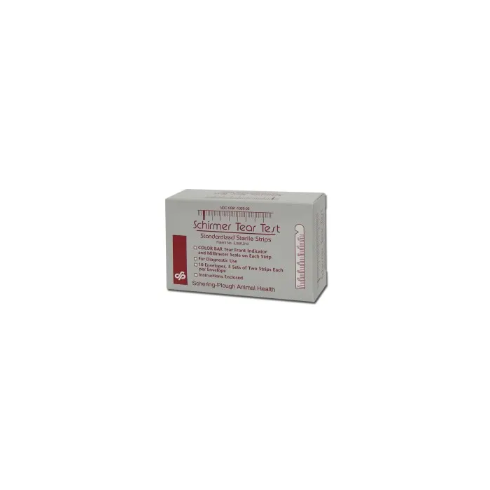 Merck MSD Test Schirmer 1x10 Tiras con indicador y escala milimétrica