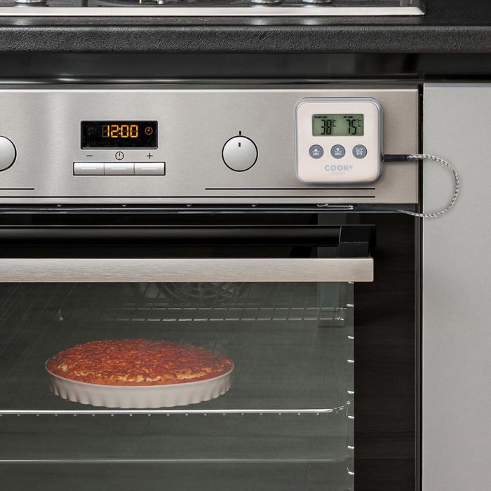 Cook Concept Termómetro Sonda Temporizador de Cocina con Alarma de Temperatura hasta +250°C y Temporizador 99 Minutos 6