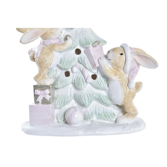 DKD Home Decor Figura de Navidad Fantasía Árbol LED Resina Verde Marrón Gris 16 cm Alto (Funciona con 3 Pilas LR44) (2 Unidades) 3 DKD Home Decor Figura de Navidad Fantasía Árbol LED Resina Verde Marrón Gris 16 cm Alto (Funciona con 3 Pilas LR44) (2 Unidades) 3