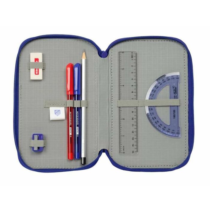 Plumier Triple Atlético Madrid 12,5 x 19,5 x 5,5 cm 3 Plumier Triple Atlético Madrid 12,5 x 19,5 x 5,5 cm 3