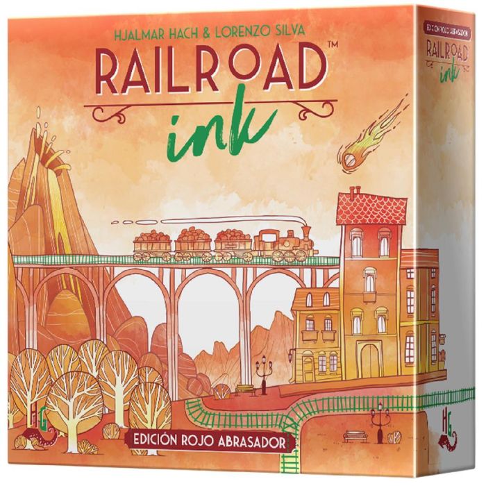Juego Mesa Railroad Ink: Edicion Rojo Juego Mesa Railroad Ink: Edicion Rojo