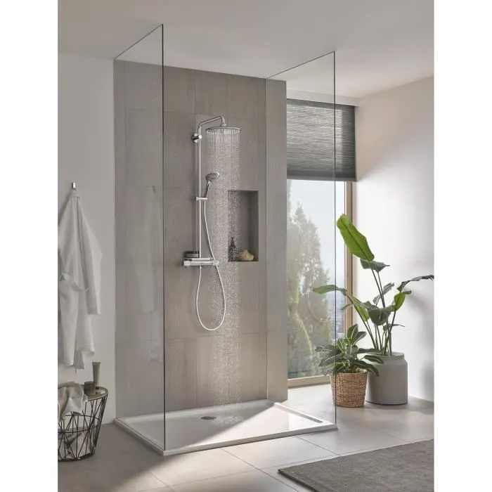 Grohe Columna de Ducha con Mezclador Termostático 1 Grohe Columna de Ducha con Mezclador Termostático 1