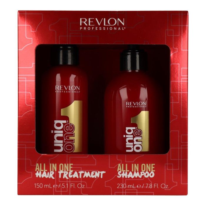 Revlon Uniq One Pack: Tratamiento Capilar All In One 150ml y Champú 230ml para un Cuidado Completo del Cabello Revlon Uniq One Pack: Tratamiento Capilar All In One 150ml y Champú 230ml para un Cuidado Completo del Cabello