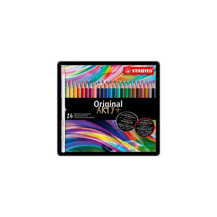 Stabilo Lápices De Colores Original Arty+ C-Surtidos Estuche De Metal 24 Ud Stabilo Lápices De Colores Original Arty+ C-Surtidos Estuche De Metal 24 Ud