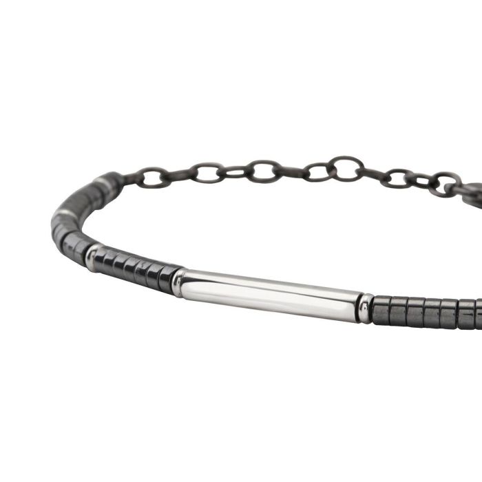 Pulsera Hombre Breil TJ3639 Plata de ley 925 Negro 2 Pulsera Hombre Breil TJ3639 Plata de ley 925 Negro 2