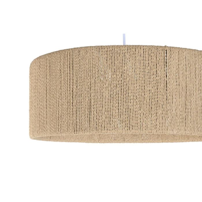 DKD Home Decor Lámpara de Techo Colgante Urban Marrón, Fabricada en Cuerda, 40x40x15.5cm, para Bombilla E27 50W Máx. 4 DKD Home Decor Lámpara de Techo Colgante Urban Marrón, Fabricada en Cuerda, 40x40x15.5cm, para Bombilla E27 50W Máx. 4