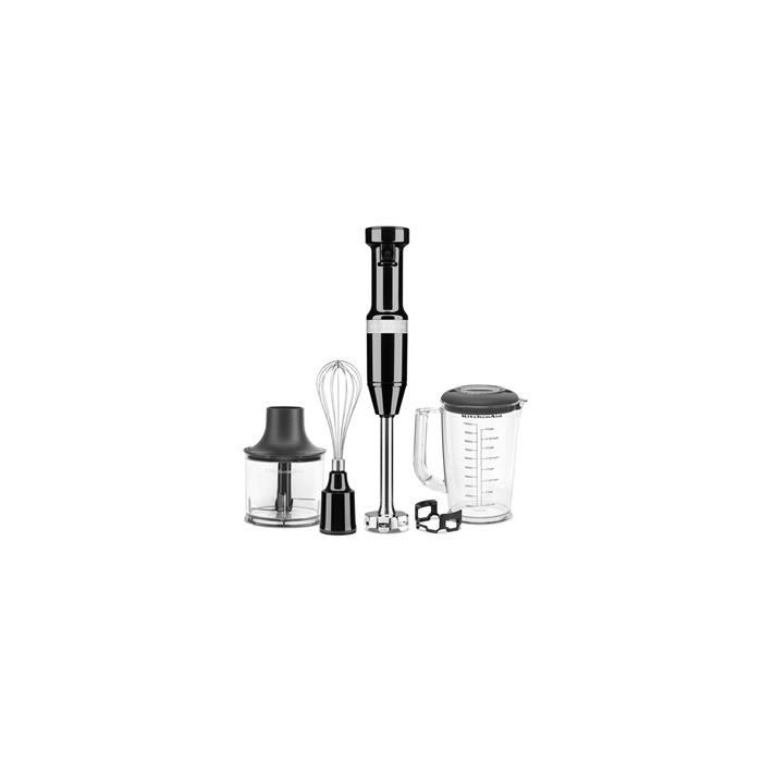 Kitchenaid Batidora de Varilla con Cable Negra 5KHBV83 EOB, Compacta y Ligera, Ideal para Batidos, Sopas y Purés, con Accesorios Batidor y Picadora 0 Kitchenaid Batidora de Varilla con Cable Negra 5KHBV83 EOB, Compacta y Ligera, Ideal para Batidos, Sopas y Purés, con Accesorios Batidor y Picadora 0