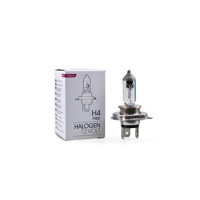 M-Tech MTECZ4 Lámpara Halógena H4 9003 Hb2 P43T 60/55W 12V Pack 10 Unidades Homologación E4 M-Tech MTECZ4 Lámpara Halógena H4 9003 Hb2 P43T 60/55W 12V Pack 10 Unidades Homologación E4