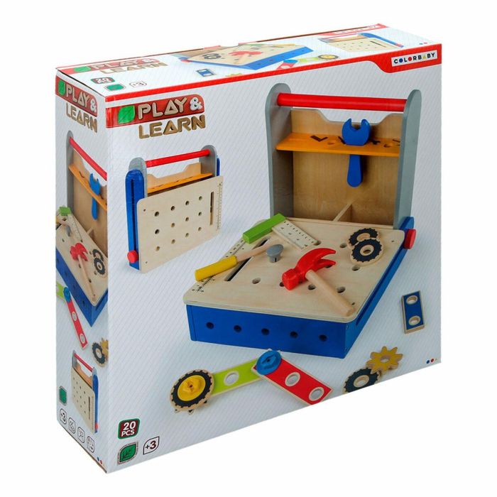 Juego de herramientas para niños Colorbaby 20 Piezas 2 Unidades 2