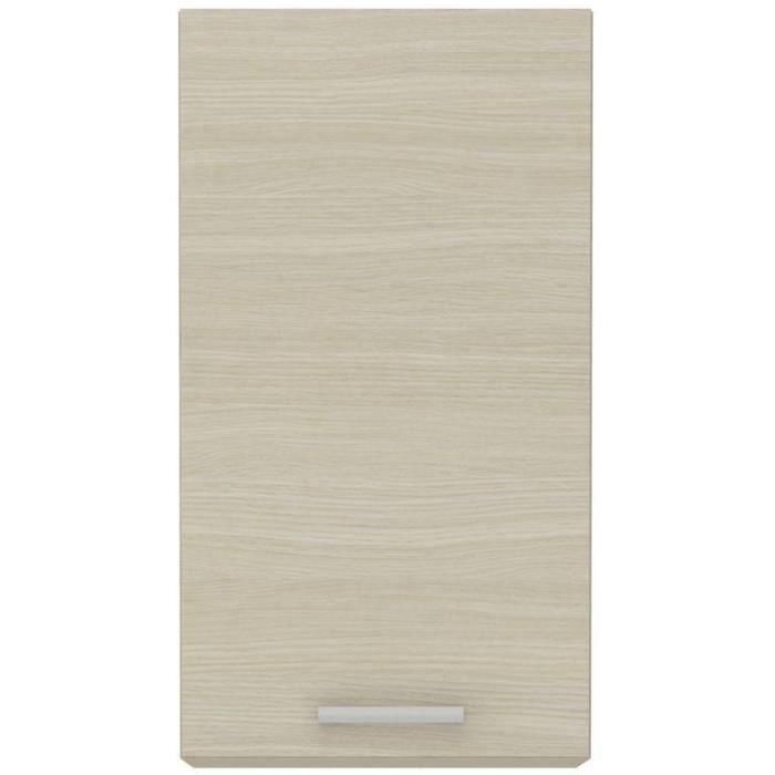 Muebles de Chamonix Top - 1 Puerta de lucha - Melamine - Decoración Chene - L 40 x D 31 x H 76 cm 1