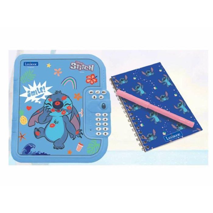 Lexibook Cuaderno Diario Secreto Electrónico Disney Stitch con Código, Luces y Sonido - 24,1x6,5x18 cm 14 Lexibook Cuaderno Diario Secreto Electrónico Disney Stitch con Código, Luces y Sonido - 24,1x6,5x18 cm 14