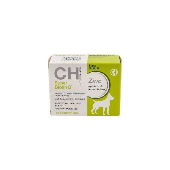 Super Biotin B - 60 Comprimidos para Perros con Problemas de Caída de Pelo