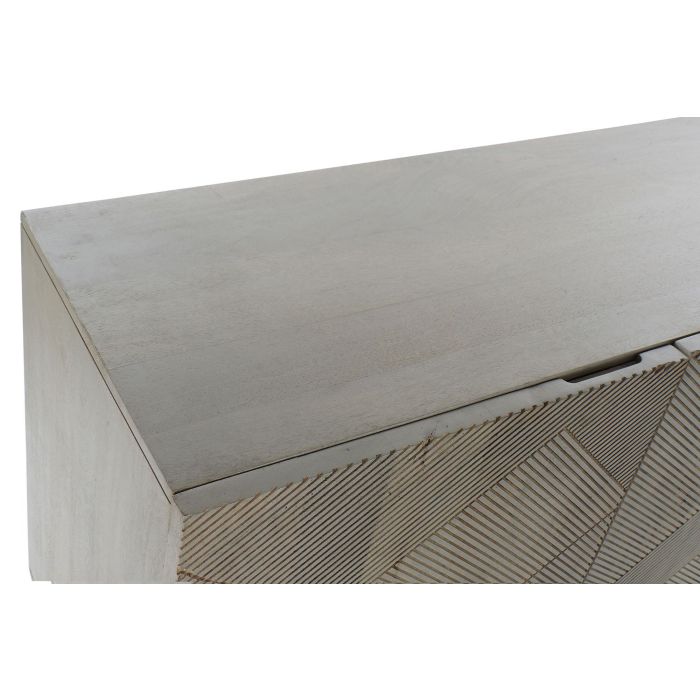 DKD Home Decor Buffet de Salón Gris Dorado con 3 Puertas, Mango y Metal, 160 cm Ancho, 45 cm Profundidad, 75 cm Alto 1 DKD Home Decor Buffet de Salón Gris Dorado con 3 Puertas, Mango y Metal, 160 cm Ancho, 45 cm Profundidad, 75 cm Alto 1