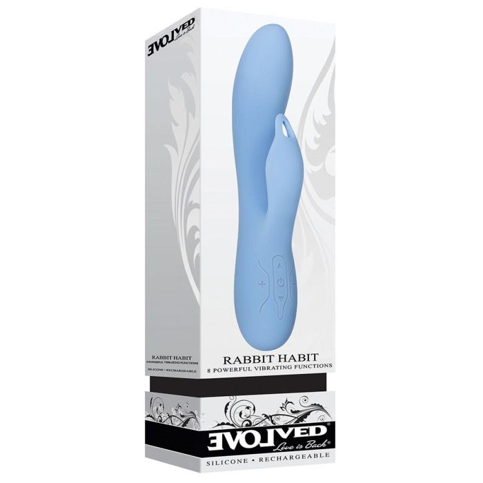 Vibrador Punto G Evolved Rabbit Azul 1