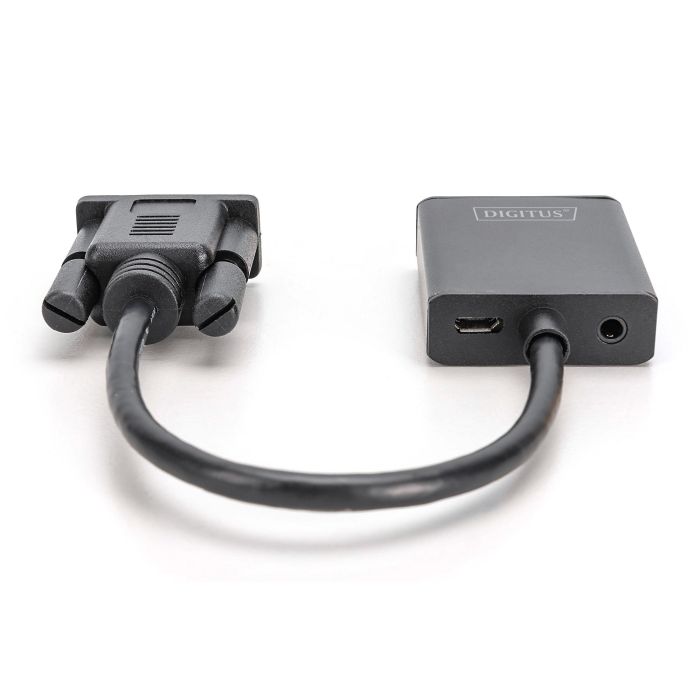 Digitus Convertidor VGA a HDMI Full HD 1080p Negro 2